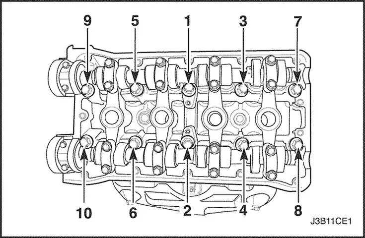 Порядок затяжки болтов клапанной крышки круз Клапанная крышка - эксперимент, силикон, лайфхаки и ЗЧ от КАМАЗа - Chevrolet Lan