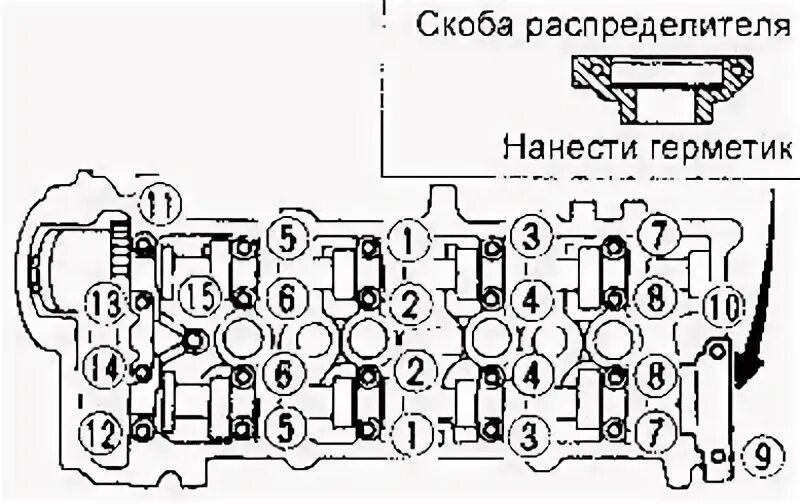 Порядок затяжки болтов распредвала ниссан альмера н16 Mechanizm rozrządu silnika GA (Nissan Almera 1 N15, 1995-2000) - "Silnik i syste