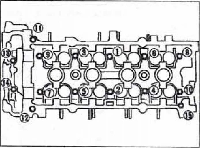 Порядок затяжки болтов распредвала ниссан альмера н16 Автомобили с бензиновым двигателем GA16DE - Установка* - Неофициальный сайт Niss