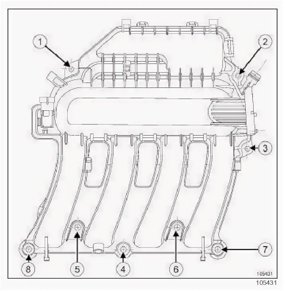 Порядок затяжки болтов впускного коллектора Renault Duster (1G) - отзывы и Бортжурналы на DRIVE2