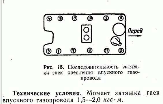 Порядок затяжки болтов впускного коллектора зил 130 мотор змз V8. устраняем течь воды из под шпильки - ГАЗ 3110, 2,5 л, 2000 года св