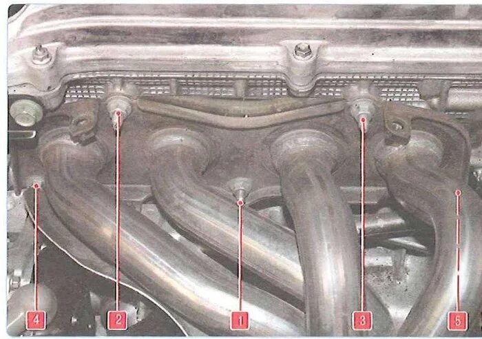 Порядок затяжки болтов выхлопного коллектора вейчай wp7 Toyota Camry (2005+). СНЯТИЕ, УСТАНОВКА КАТКОЛЛЕКТОРА ДВИГАТЕЛЯ 2AZ-FE И ЗАМЕНА 