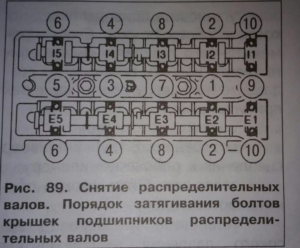 Порядок затяжки бугелей распредвалов змз 405 От регулировал клапана. - Ford Focus I Sedan, 1,8 л, 2002 года своими руками DRI