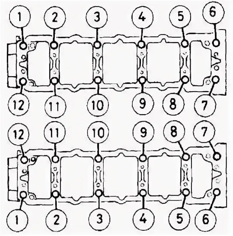 Порядок затяжки бугелей змз 406 Camshaft and pushers - removal, inspection and installation (Peugeot 406, 1995-2