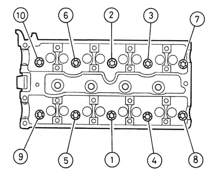 Порядок затяжки бугеля z16xer Моменты затяжки X25XE - DRIVE2