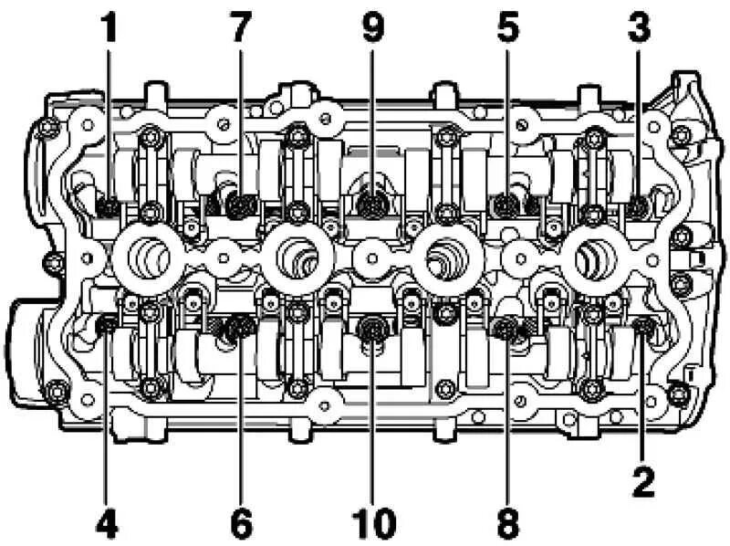 Порядок затяжки гбц 1.4 ремонт гбц - Audi A4 (B7), 2 л, 2007 года своими руками DRIVE2