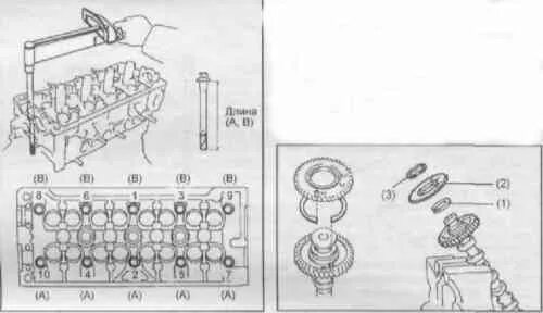 Ремонт Тойота Камри: Головка блока цилиндров Toyota Camry. Описание, схемы, фото