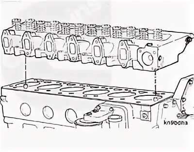 Порядок затяжки гбц cummins 2.8 Затяжка головок блока камаз - найдено 87 фото