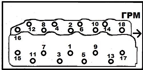 Порядок затяжки гбц d4cb 2.5 дизель Глава следующая. Сборка ГБЦ. Есть вопросы. Подскажите?)) - Mitsubishi Pajero Spo