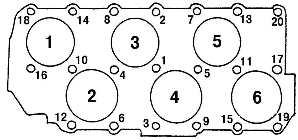 Порядок затяжки гбц d4cb 2.5 дизель Ремонт Фольксваген Шаран : Снятие головки блока цилиндров VW Sharan