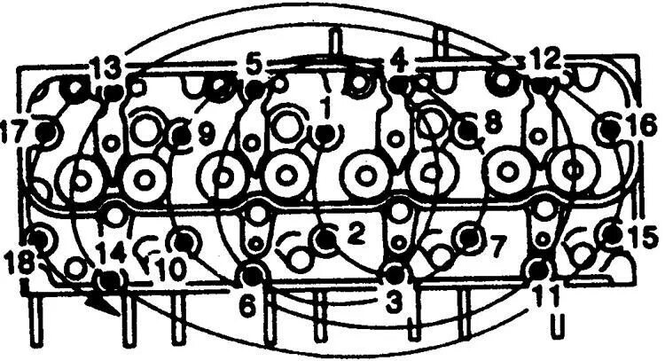 Порядок затяжки гбц д65 юмз Ремонт Исузу Трупер : Головка блока цилиндров Isuzu Trooper