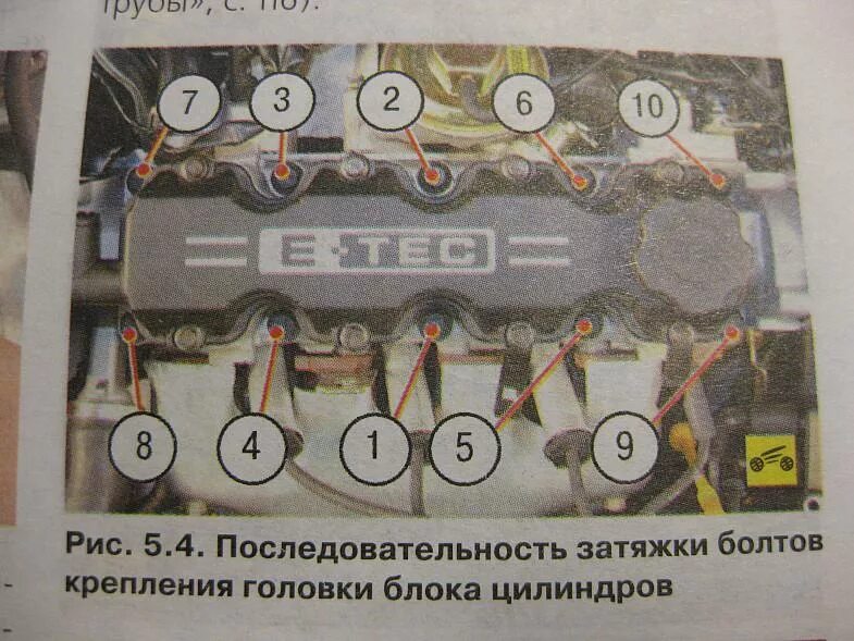 Порядок затяжки гбц дэу нексия 8 клапанов Форум Шевроле Lanos/ЗАЗ Chance/Sens клуба - Галерея - Просматривает изображение