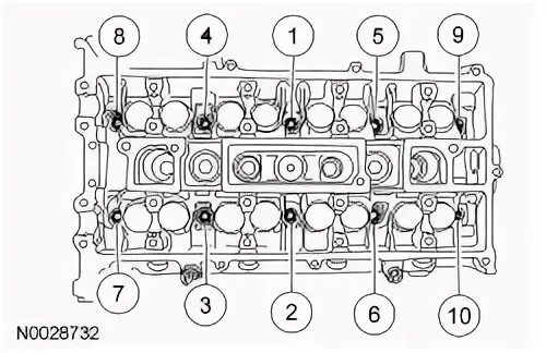 Порядок затяжки гбц форд фокус 2 1.8 Ford Focus Service Manual :: Cylinder Head - Engine - 2.0L - in Vehicle Repair :