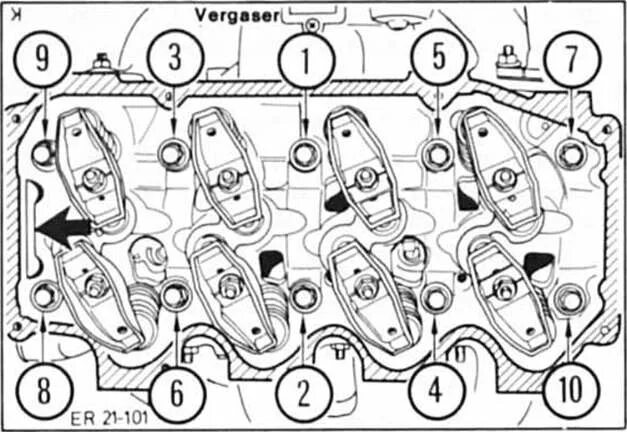 Порядок затяжки гбц форд фокус 2 1.8 Картинки МОМЕНТЫ ЗАТЯЖКИ FORD FOCUS 2