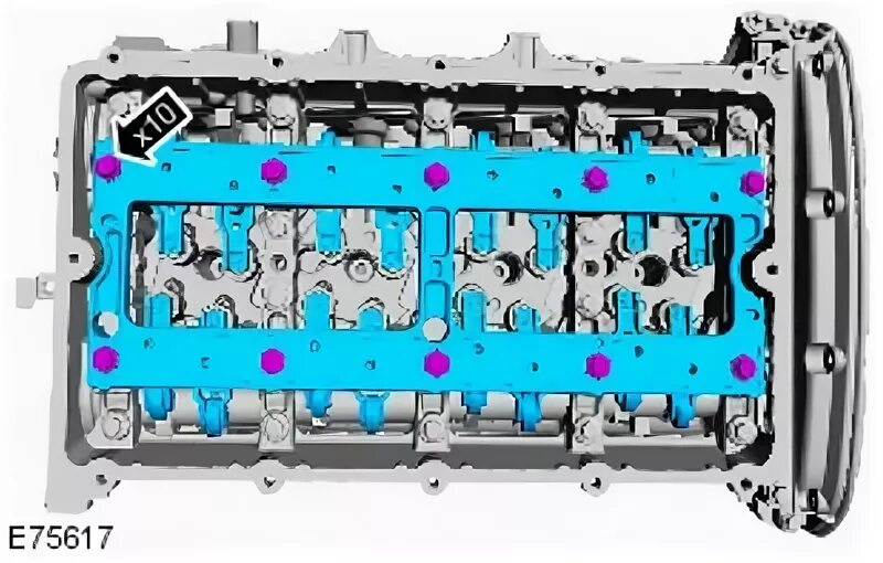 Порядок затяжки гбц форд транзит 2.2 дизель Diesel engine ID4 2.4L: Valve lever - removal and installation (Defender 2007+, 