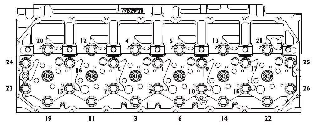 Порядок затяжки гбц газон ямз 530 дизель Iveco F3B Manuals, Engine Specs, Bolt Torques