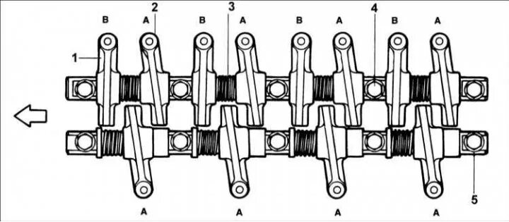 Порядок затяжки гбц хендай акцент 1.5 Rocker arms - removal and installation (Hyundai Accent 2 1999-2005: Power unit: 