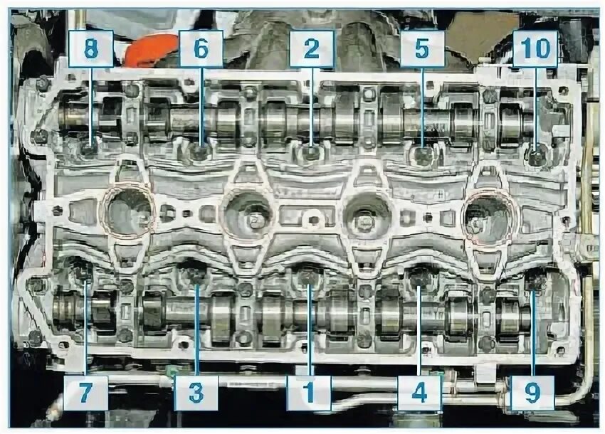 Порядок затяжки гбц лада гранта Снятие головки блока цилиндров двигателя ВАЗ Руководство ВАЗ