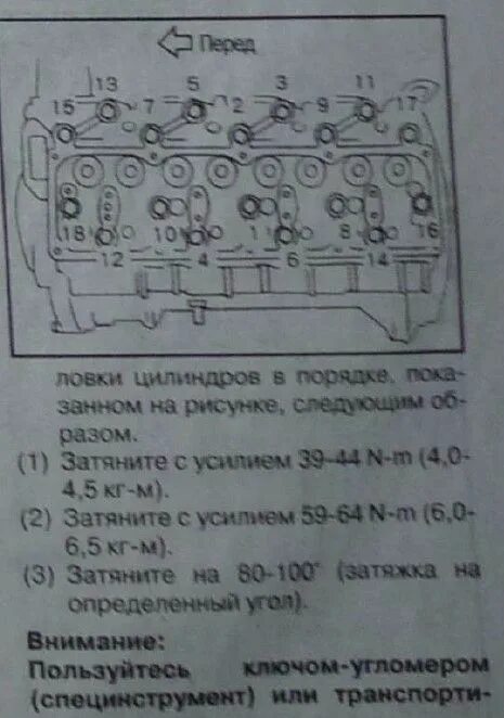 Порядок затяжки гбц матиз 1.0 Как правильно протянуть ГБЦ на QD32 Ниссан Террано 2? - 2 ответа