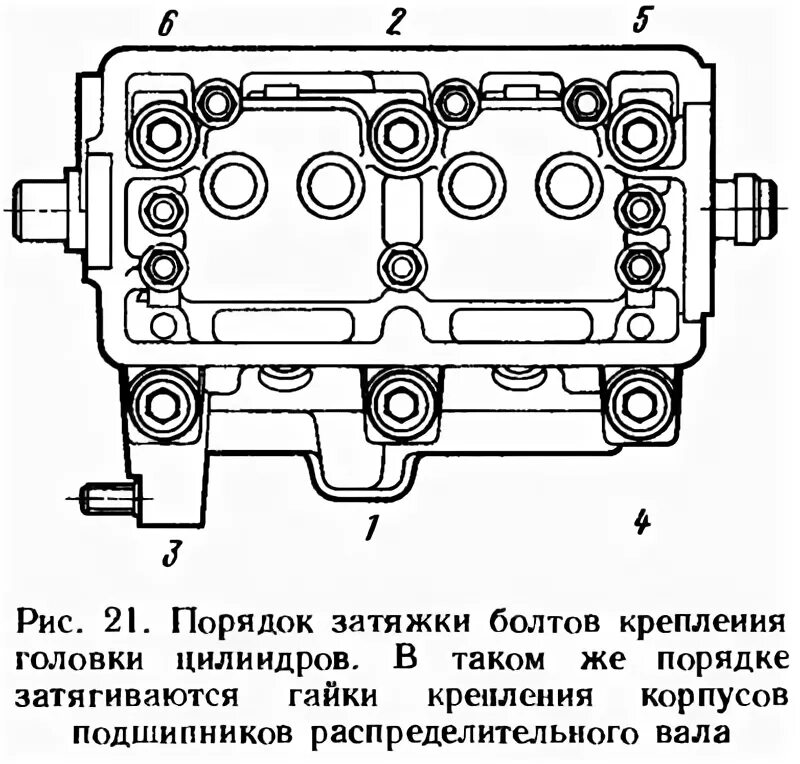 Порядок затяжки гбц ока Зняцце і ўстаноўка галоўкі цыліндраў (ВАЗ-1111 "Ока" 1988-1996 / Сілавы агрэгат 