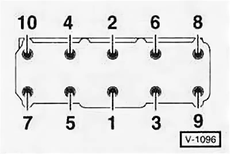 Порядок затяжки гбц пассат б3 1.8 Volkswagen Polo 2001-2009: Cylinder head (SDI engine) (Power unit / Engine repai