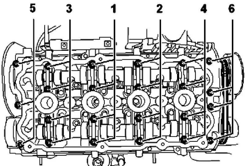 Порядок затяжки гбц пассат б5 1.6 ahl ремонт гбц - Audi A4 (B7), 2 л, 2007 года своими руками DRIVE2