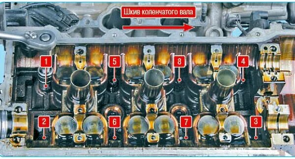 Порядок затяжки гбц santa fe 2.2 дизель Замена прокладки ГБЦ Хёндай Санта Фе, 2006 - 2012 г.в.