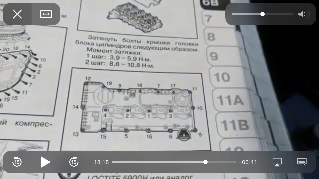 Порядок затяжки гбц santa fe 2.2 дизель Замена шайб под форсунками и прокладок под клапанной крышкой - Hyundai Grand San