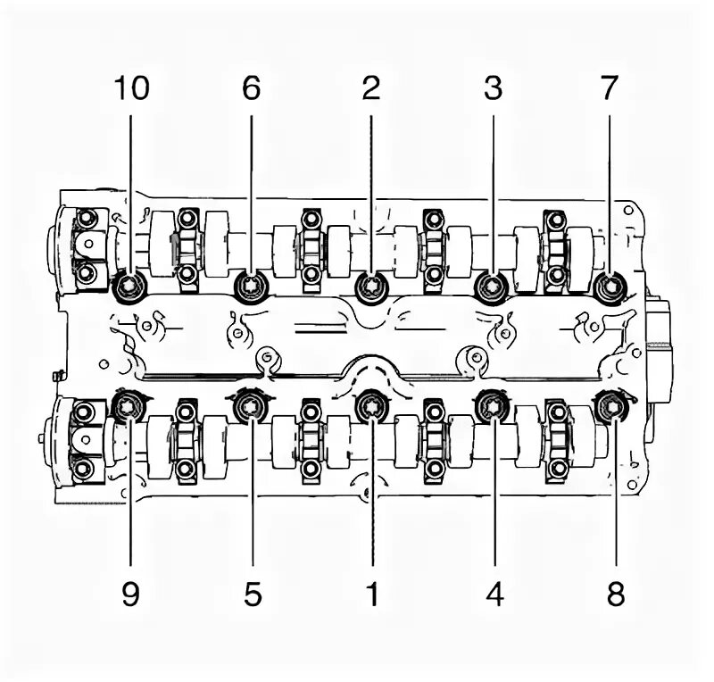 Порядок затяжки гбц шевроле авео 1.2 Service Information