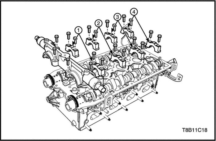 Порядок затяжки гбц шевроле авео 1.2 Service Manual2009 Aveo Timing System