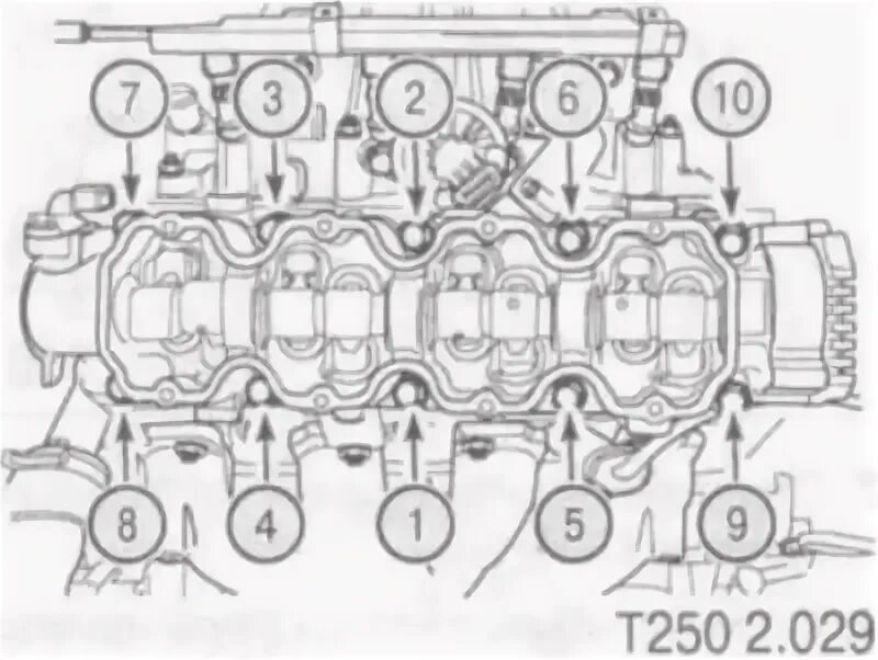 Порядок затяжки гбц шевроле ланос Установка головки блока цилиндров (Шевроле Авео Т250 2006-2011: Двигатель 1.5 SO