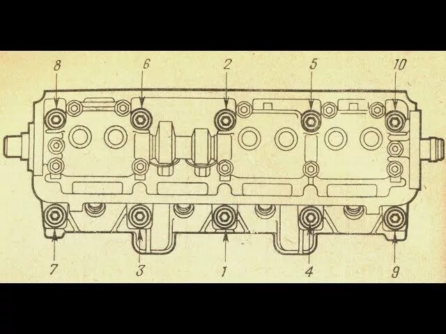 Порядок затяжки гбц ваз 2110 Регулировка холостого хода газ 53 фото и видео