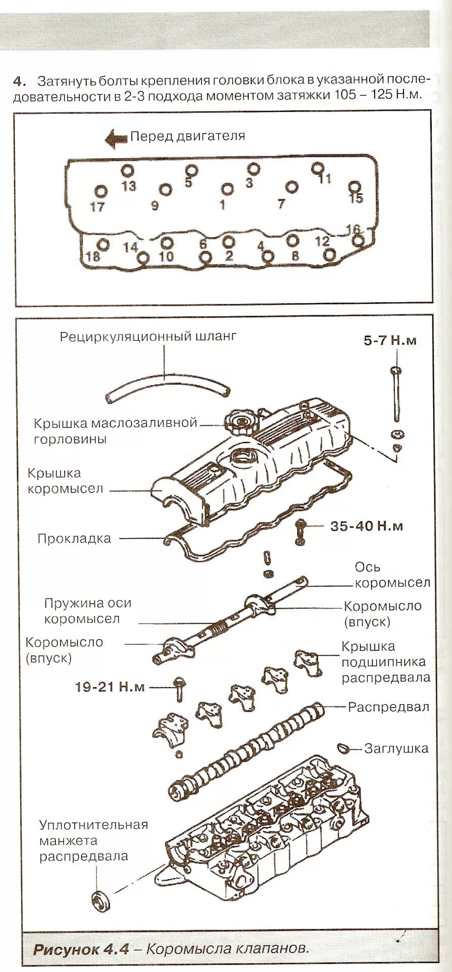 Порядок затяжки головки 4 д 56 дизель Снятие и разборка двигателя. - Hyundai Starex (1G), 2,5 л, 2000 года своими рука