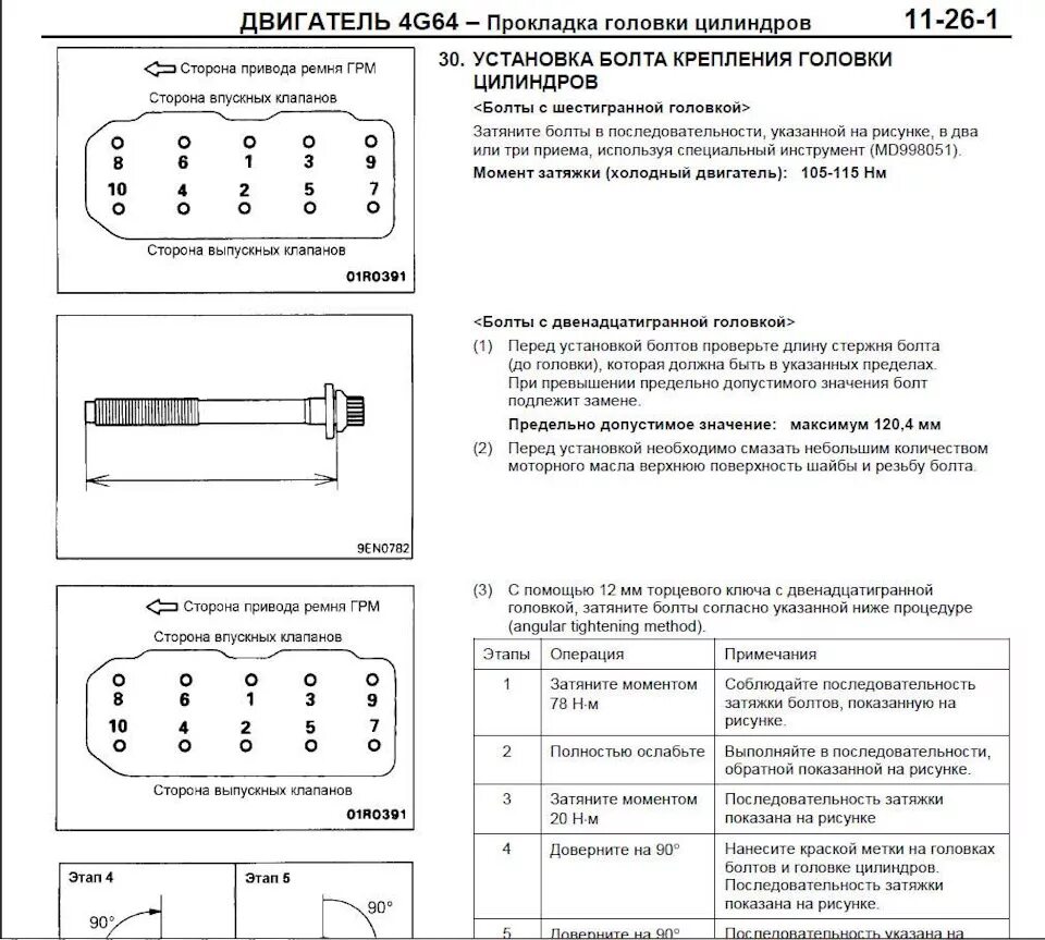 Порядок затяжки головки ховера 3 Опять прокладка гбц ховер н3 ☹ ️☹ ️☹ ️для новичков - Great Wall Hover, 2 л, 2014 го