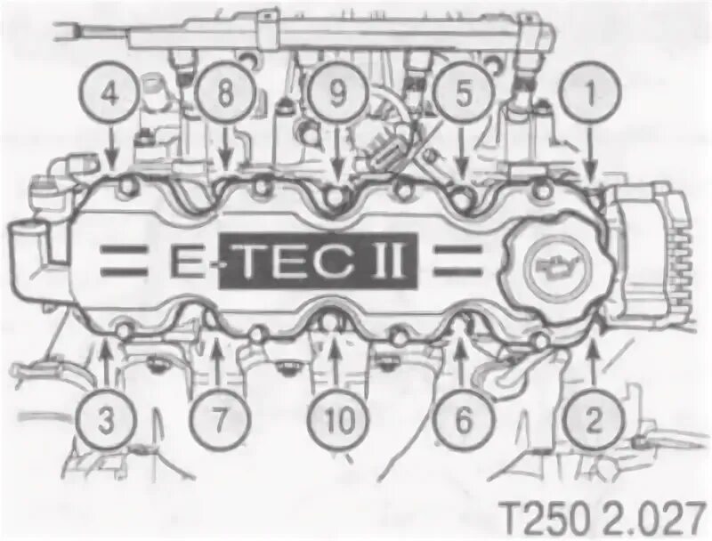 Порядок затяжки головки шевроле ланос Removing the cylinder head (Chevrolet Aveo T250 2006-2011: Engine 1.5 SOHC: Engi