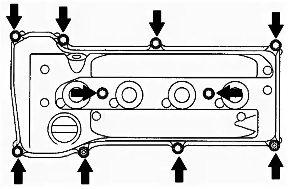Порядок затяжки клапанной крышки 2az fe Ремонт Тойота Камри : Снятие масляного фильтра Toyota Camry
