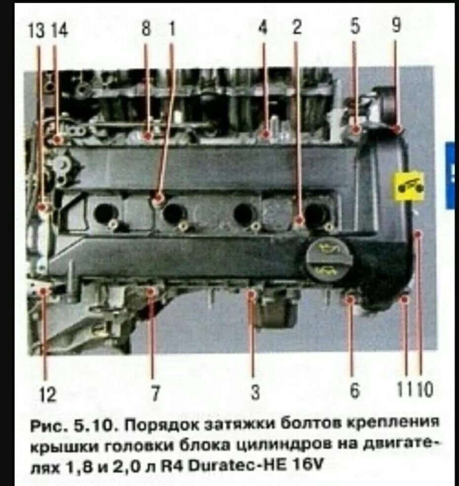 Замена прокладки клапанной крышки фф2 1.8 - Ford Focus II Hatchback, 1,8 л, 2010