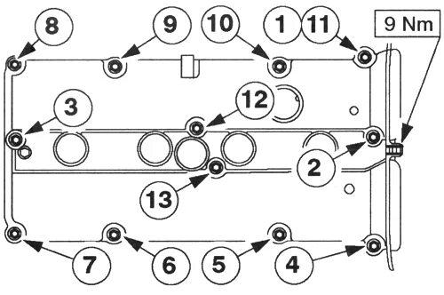Порядок затяжки клапанной крышки форд фьюжн Затяжка болтов форд фокус 3: найдено 85 картинок