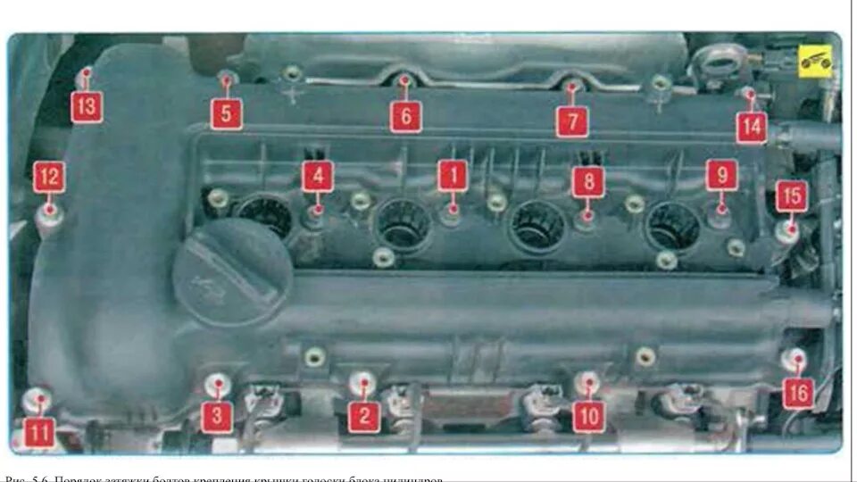 Порядок затяжки клапанной крышки киа сид Запотела голова( - KIA Cerato (2G), 1,6 л, 2009 года своими руками DRIVE2