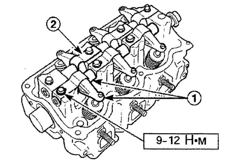 Порядок затяжки клапанной крышки матиз 0.8 Ремонт Дэу Матиз : Ремонт головки блока цилиндров Daewoo Matiz