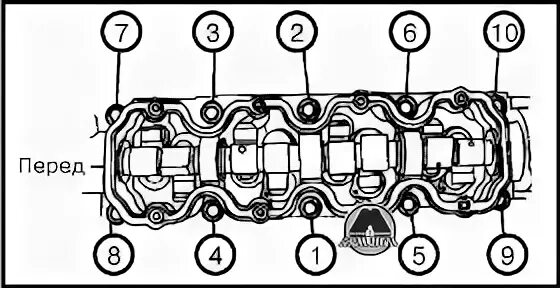 Порядок затяжки клапанной крышки нексия 8 Порядок затяжки ГБЦ Leganza Daewoo Leganza - Форум AutoPeople