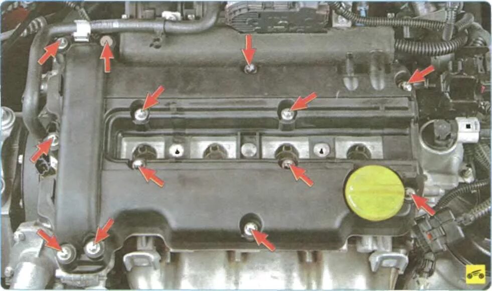 Порядок затяжки клапанной крышки опель астра Порядок затяжки клапанной крышки opel astra h - Журнал Рандом Авто