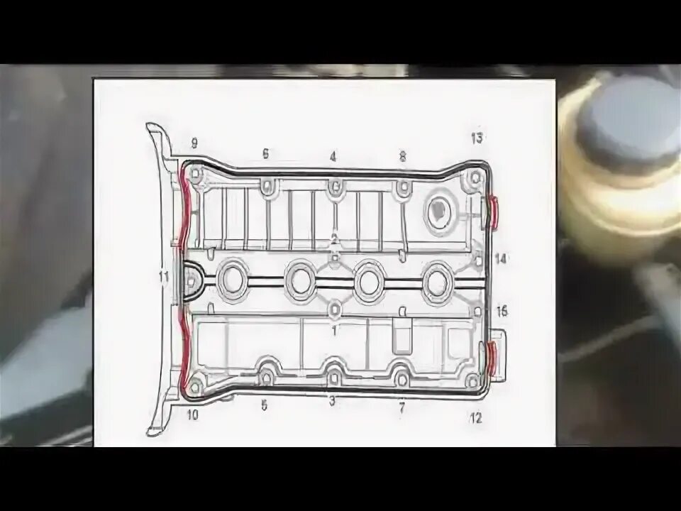 Порядок затяжки клапанной крышки шевроле круз 1.6 Шевроле Лачетти 1.4 1.6 Замена клапанной прокладки Daewoo Lacetti, Chevrolet Cru