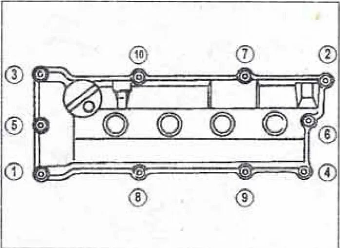 Порядок затяжки клапанной крышки змз 406 Автомобили с бензиновым двигателем GA16DE - Снятие* - Неофициальный сайт Nissan