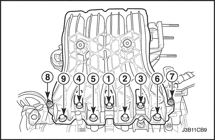 Порядок затяжки коллектора нива Service Manual2006 Nubira-Lacetti MAINTENANCE AND REPAIR