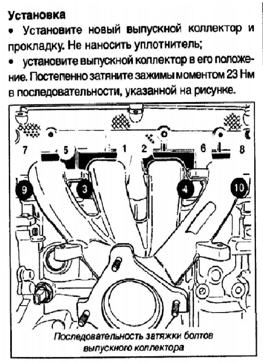 Порядок затяжки коллекторов ваз 115000км. Ремонт выхлопной системы. Часть 2. Выпускной коллектор СтингерСПОРТ. -