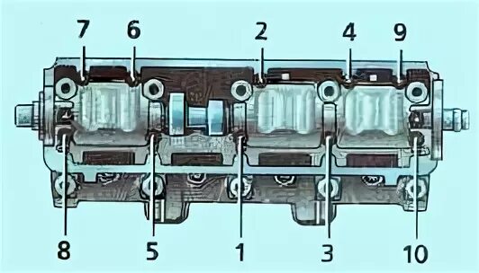 Порядок затяжки крышек распредвала ваз 2108 Ваз 2109 гбц схема - фото - АвтоМастер Инфо