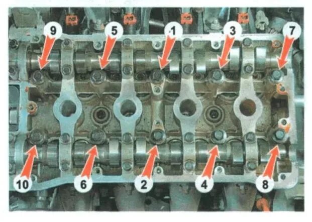 Замена прокладки клапанной крышки - Daewoo Nexia (N150), 1,6 л, 2012 года своими