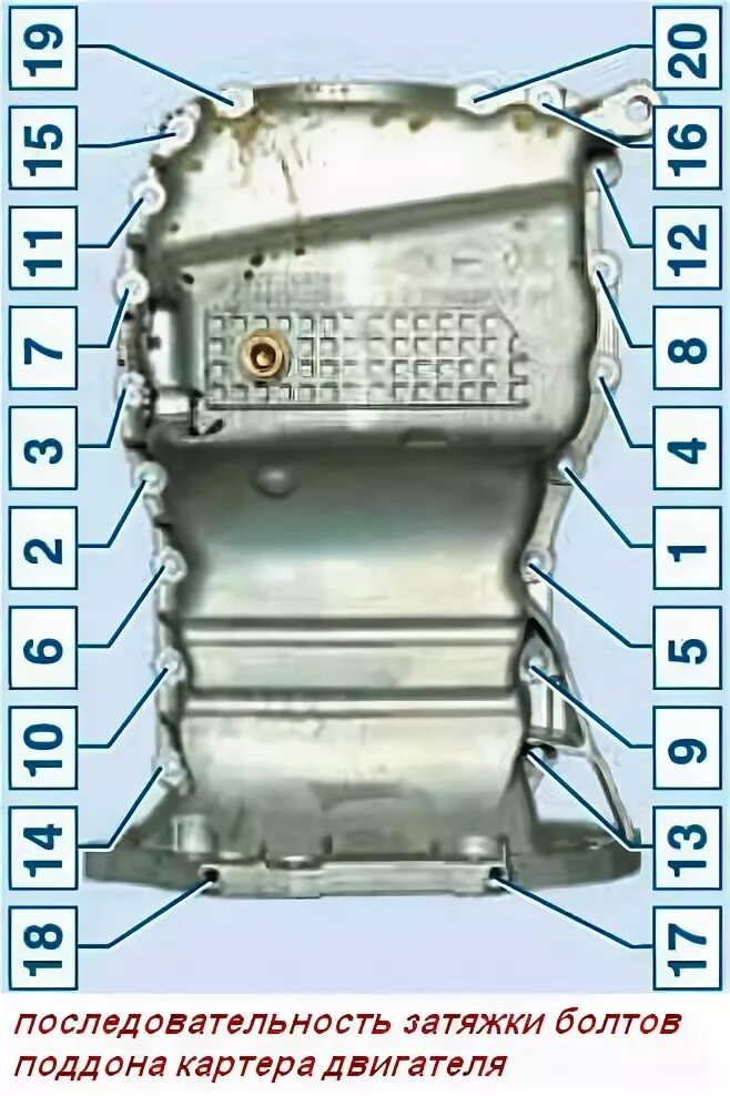 Порядок затяжки поддона змз 402 Порядок затяжки поддона - найдено 90 картинок