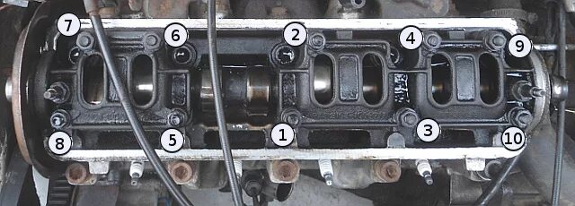 Момент затяжки постели распредвалов ВАЗ-2112 16 клапанов: порядок